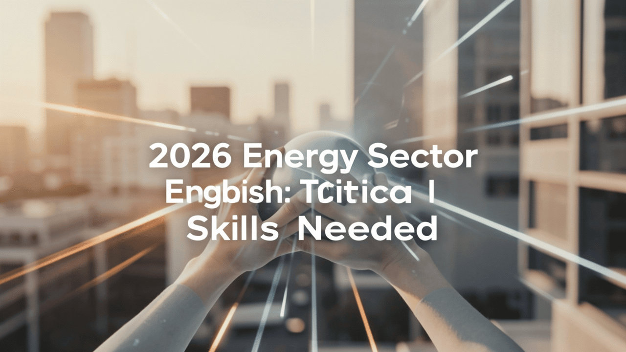 2026 Energy Sector English: Critical Skills Needed