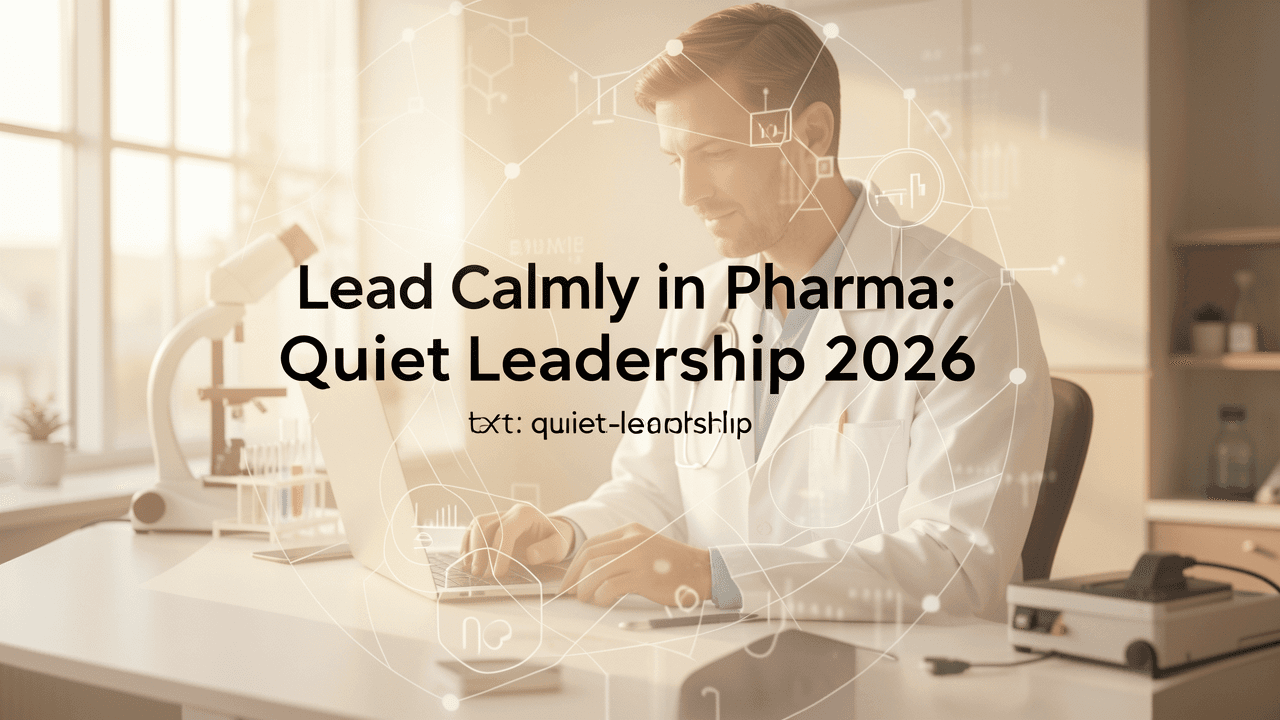 Lead Calmly in Pharma: Quiet Leadership 2026